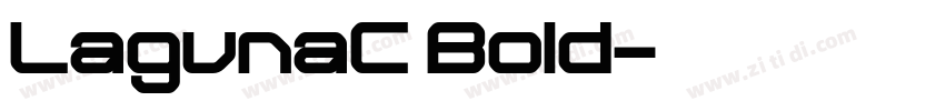 LagunaC Bold字体转换
